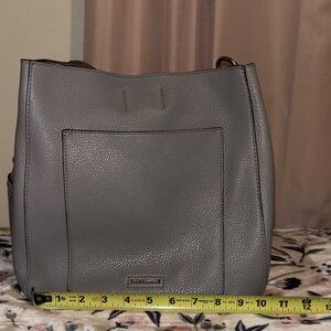 Rebecca Minkoff Gray Leather Shoulder Bag